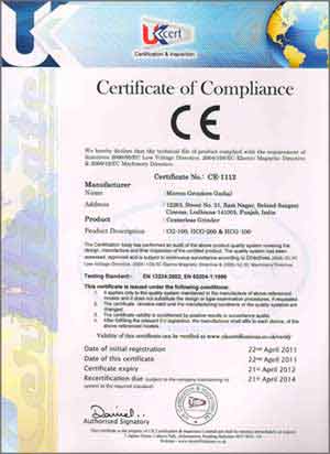 CE Certificate